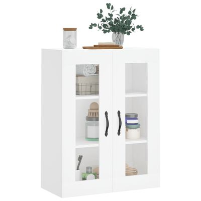 vidaXL Armoire murale blanc 69,5x34x90 cm bois d'ingénierie