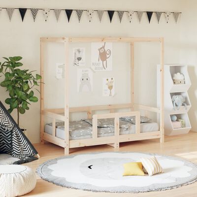 vidaXL Cadre de lit pour enfant 70x140 cm bois de pin massif