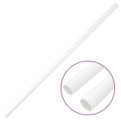 vidaXL Goulottes de câble Ø20 mm 30 m PVC