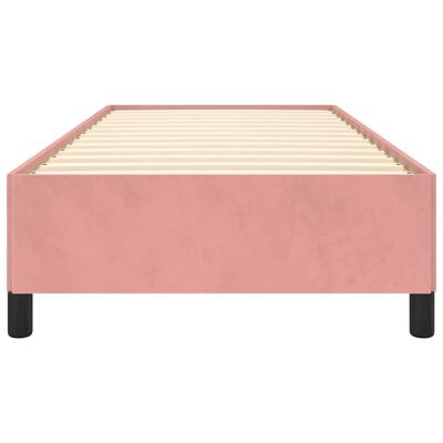 vidaXL Cadre de lit sans matelas rose 80x200 cm velours