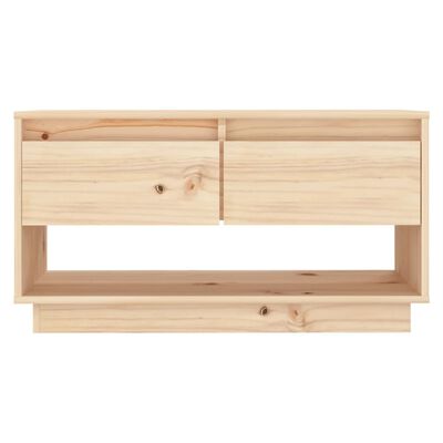 vidaXL Meuble TV 74x34x40 cm Bois de pin massif