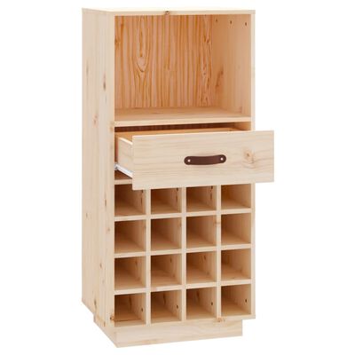 vidaXL Armoire à vin 45x34x100 cm Bois de pin massif