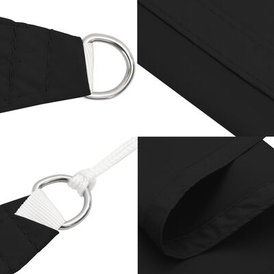 vidaXL Voile de parasol tissu oxford rectangulaire 4x7 m noir