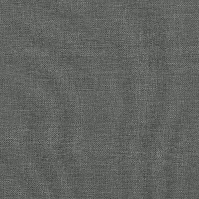 vidaXL Canapé à 3 places B-Stock gris foncé 180 cm tissu