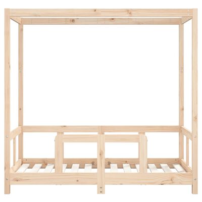 vidaXL Cadre de lit pour enfant 70x140 cm bois de pin massif