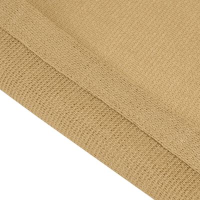 vidaXL Tapis de tente sable 300x500 cm PEHD