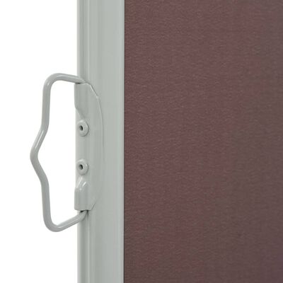 vidaXL Auvent latéral rétractable de patio 100x300 cm Marron