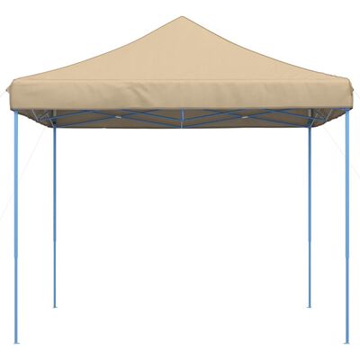 vidaXL Tente de réception pliable escamotable beige 292x292x315 cm