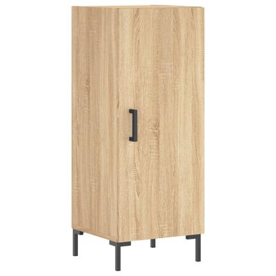 vidaXL Buffet Chêne sonoma 34,5x34x90 cm Bois d'ingénierie