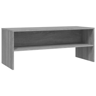 vidaXL Meuble TV Sonoma gris 100x40x40 cm Bois d'ingénierie