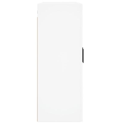 vidaXL Armoire murale blanc 69,5x34x90 cm bois d'ingénierie