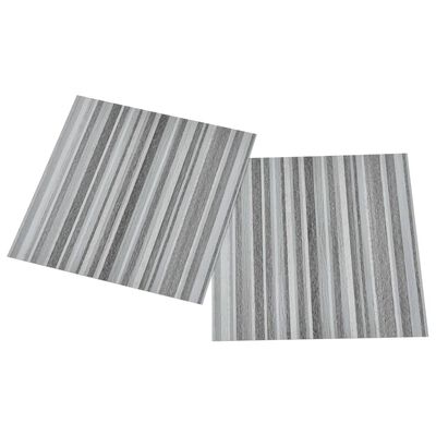 vidaXL Dalles de plancher autoadhésives 55 pcs PVC 5,11 m² gris clair