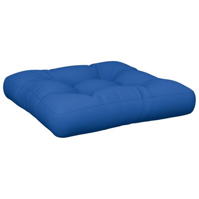 vidaXL Coussin de palette bleu royal tissu