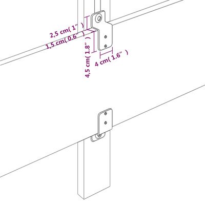 vidaXL Sommier à lattes de lit et matelas Vert foncé 140x200cm Velours