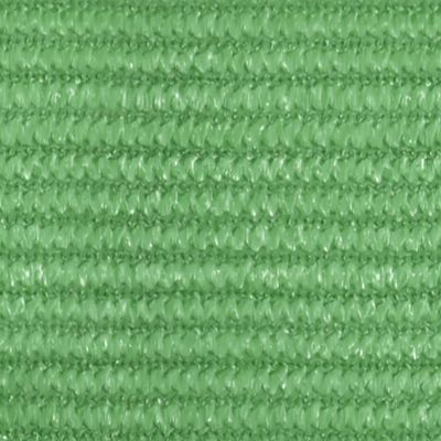 vidaXL Voile d'ombrage 160 g/m² Vert clair 5x5x6 m PEHD