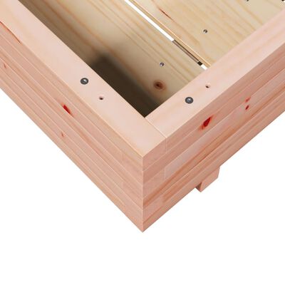 vidaXL Jardinière 90x90x26,5 cm bois massif douglas