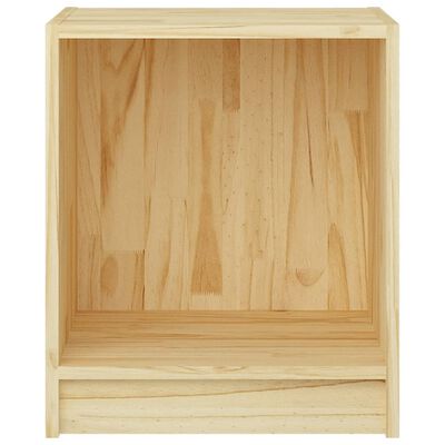 vidaXL Tables de chevet 2 pcs 35,5x33,5x41,5 cm bois de pin massif