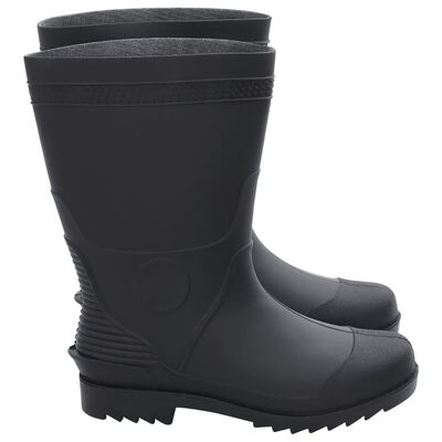 vidaXL Bottes de pluie noir taille 43 PVC