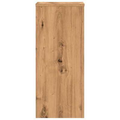 vidaXL Supports pour plantes 2 pcs chêne artisanal bois d'ingénierie