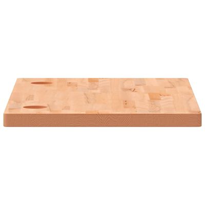 vidaXL Dessus de bureau 100x60x4 cm bois massif de hêtre