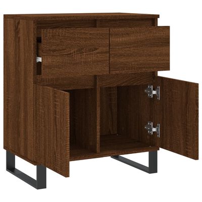 vidaXL Buffet Chêne marron 60x35x70 cm Bois d'ingénierie