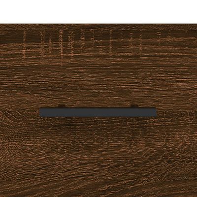 vidaXL Buffet haut chêne marron 69,5x31x115 cm bois d'ingénierie