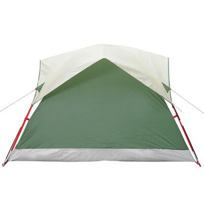 vidaXL Tente de camping de cabine 4 personnes vert imperméable