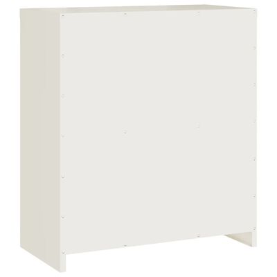 vidaXL Classeur blanc 79x40x90 cm acier