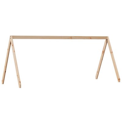 vidaXL Lit superposé sans matelas 75x190 cm bois de pin massif