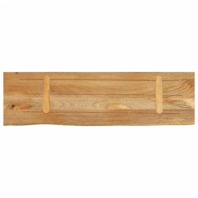 vidaXL Dessus de table à bord vivant 110x30x2,5cm bois massif manguier