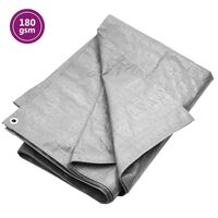 vidaXL Bâche 180 g/m² 2x3 m Gris PEHD