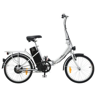 vidaXL Vélo électrique pliable et pile lithium-ion Alliage d'aluminium