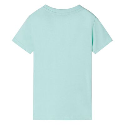 T-shirt pour enfants menthe clair 104