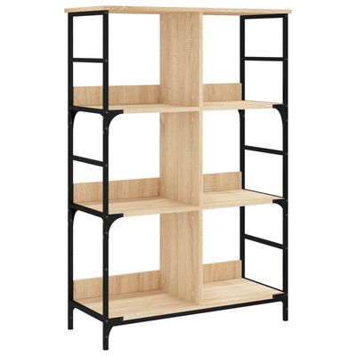 vidaXL Bibliothèque chêne sonoma 78,5x33x117,5 cm bois d'ingénierie