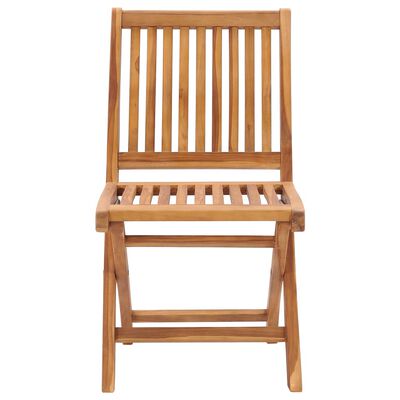 vidaXL Chaises pliables de jardin lot de 6 Bois de teck solide