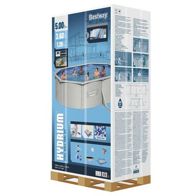 Bestway Ensemble de piscine Hydrium 500x360x120 cm