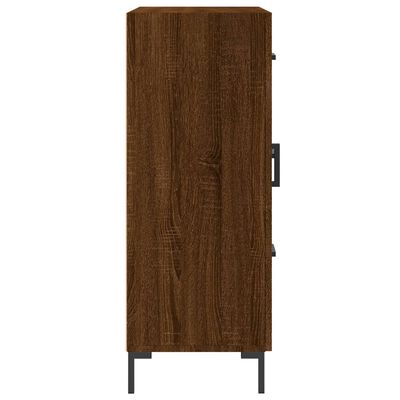 vidaXL Buffet chêne marron 69,5x34x90 cm bois d'ingénierie