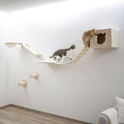 Lot de 3 murs d'escalade pour chats - Escalade murale pour chat - Idéal pour  les chats - Pour jouer et grimper dans la maison : : Animalerie