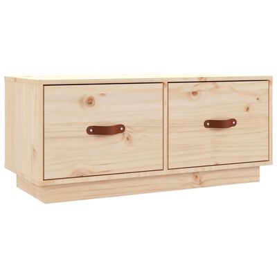 vidaXL Meuble TV 80x34x35 cm Bois de pin massif