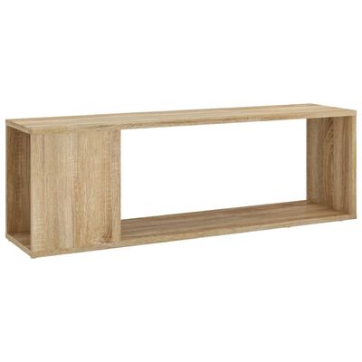 vidaXL Meuble TV Chêne sonoma 100x24x32 cm Bois d'ingénierie