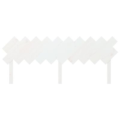 vidaXL Tête de lit Blanc 196x3x80,5 cm Bois massif de pin