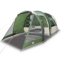 vidaXL Tente de camping tunnel 4 personnes vert imperméable