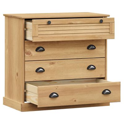 vidaXL Commode VIGO 80x40x76 cm bois massif de pin