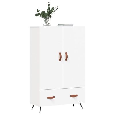 vidaXL Buffet haut blanc 69,5x31x115 cm bois d'ingénierie