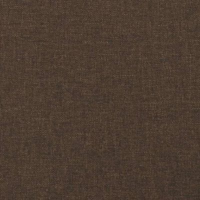 vidaXL Tête de lit Marron Foncé 90x5x78/88 cm Tissu