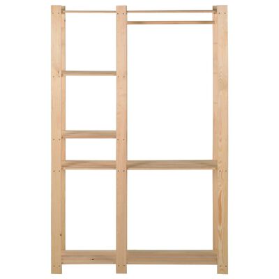 vidaXL Porte-manteau 110x38x170 cm Bois de pin massif