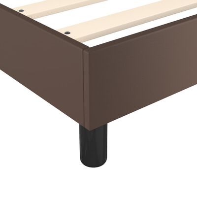 vidaXL Cadre de lit sans matelas marron 180x200 cm similicuir