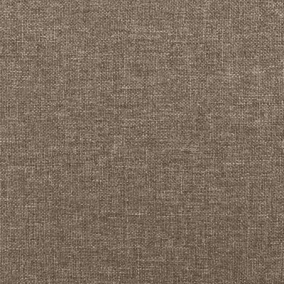 vidaXL Tête de lit à LED Taupe 144x5x78/88 cm Tissu