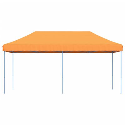 vidaXL Tente de réception pliable escamotable orange 580x292x315 cm