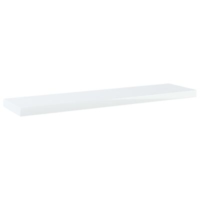 vidaXL Panneaux de bibliothèque 4 pcs blanc brillant bois d’ingénierie